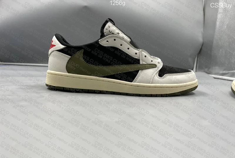 Nike Air Jordan 1 Low Travis Scott Olive Green 5