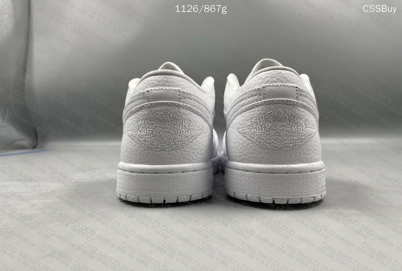 Nike Air Jordan 1 Low Triple White 4
