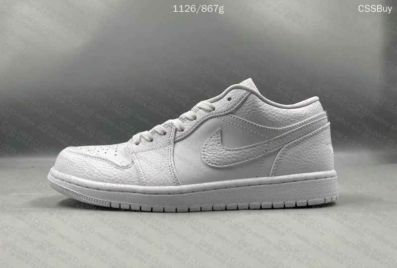 Nike Air Jordan 1 Low Triple White 6