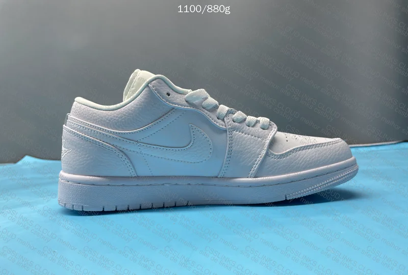 Nike Air Jordan 1 Low Triple White 10
