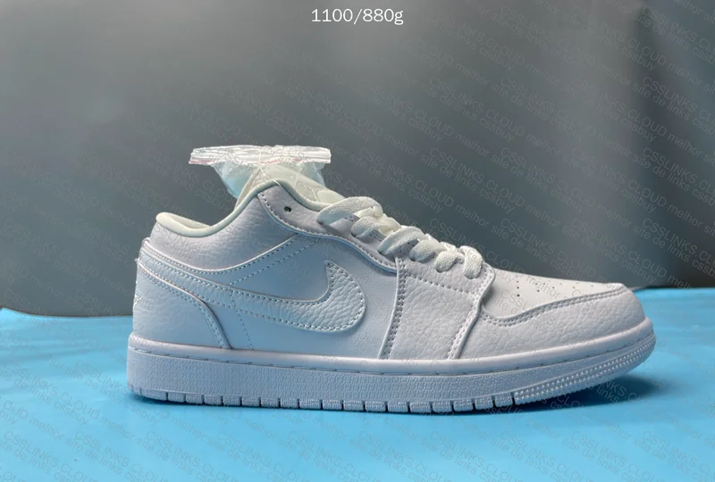 Nike Air Jordan 1 Low Triple White 7