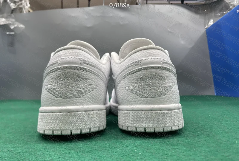 nike air jordan 1 low triple white 3