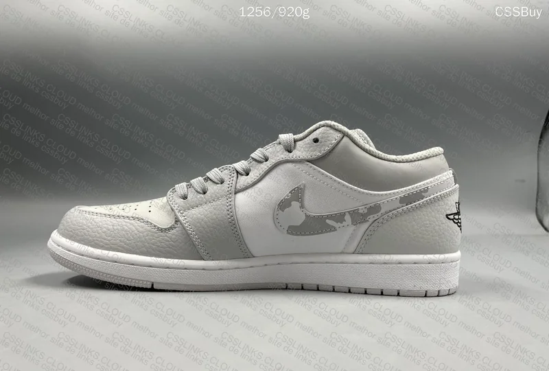 NIKE AIR JORDAN 1 LOW WHITE CAMO 4