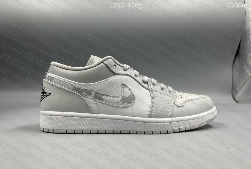 NIKE AIR JORDAN 1 LOW WHITE CAMO 5