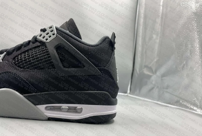 NIKE AIR JORDAN 4 BLACK CANVAS 2