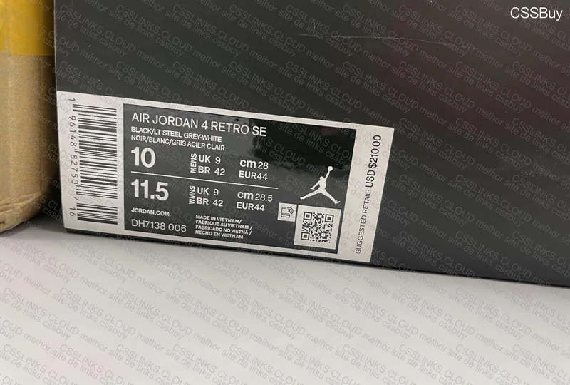 NIKE AIR JORDAN 4 BLACK CANVAS 6