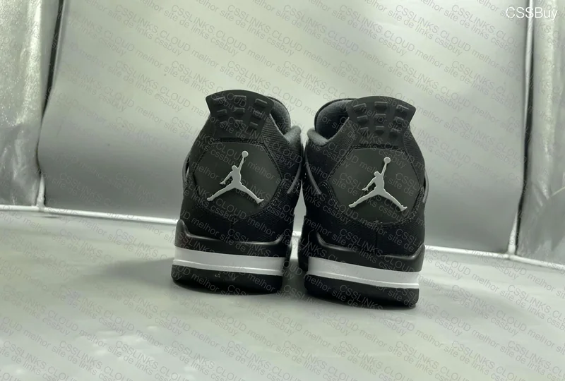 NIKE AIR JORDAN 4 BLACK CANVAS 7