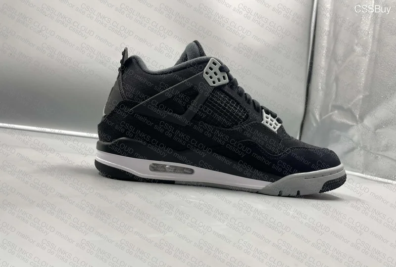NIKE AIR JORDAN 4 BLACK CANVAS 8