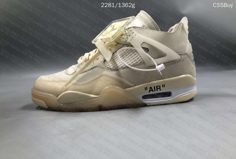 Nike Air Jordan 4 Off White “ SAIL” 4
