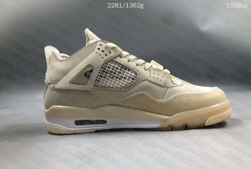 Nike Air Jordan 4 Off White “ SAIL” 5
