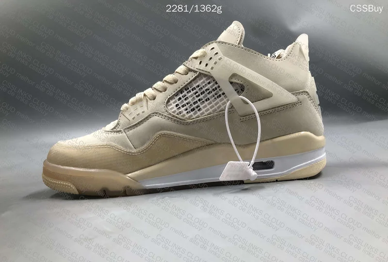 Nike Air Jordan 4 Off White “ SAIL” 6
