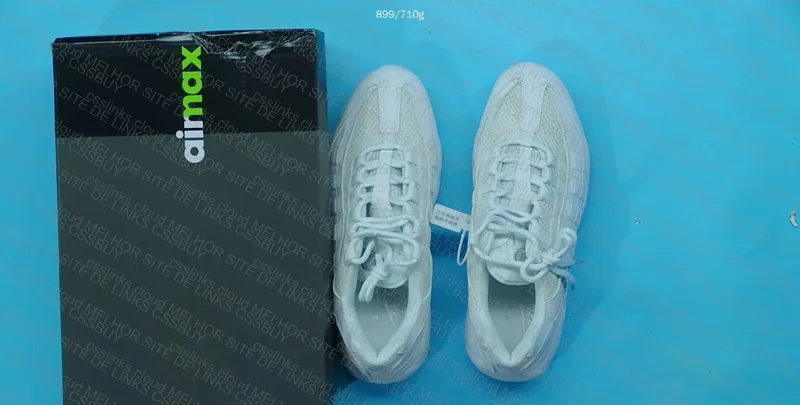 Nike air max 95 triple white 3