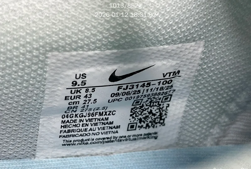 NIKE Air Max DN Branco/Cinza 9