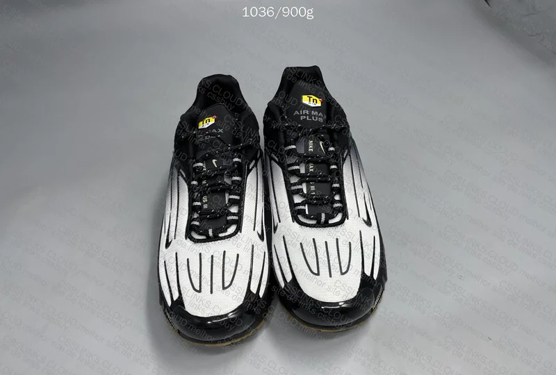 Nike Air Max Plus 3 Black White 2