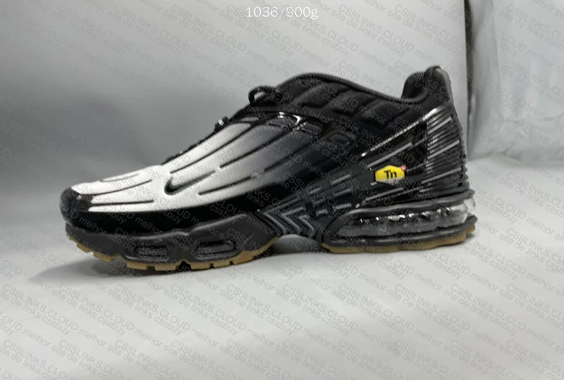 Nike Air Max Plus 3 Black White 5