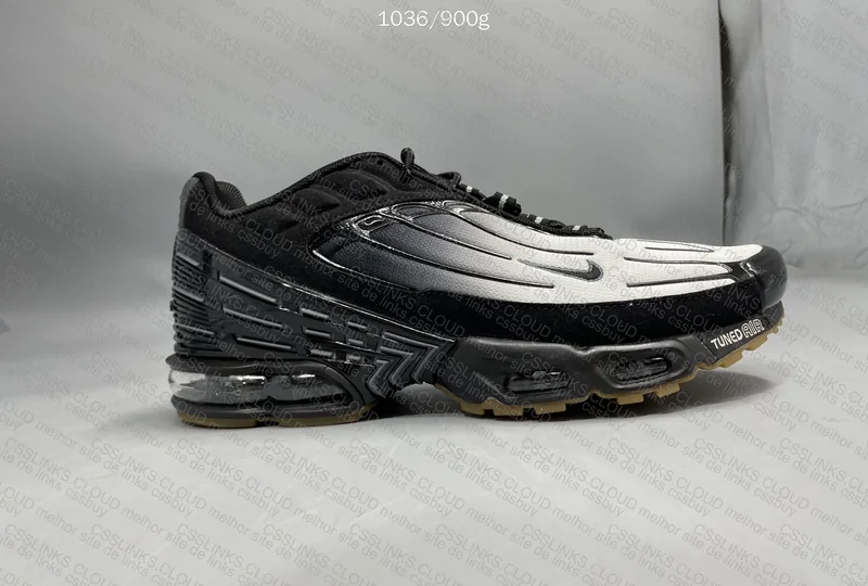 Nike Air Max Plus 3 Black White 6