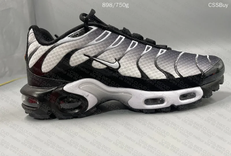 Nike Air Max Plus TN (Black Silver White) 5