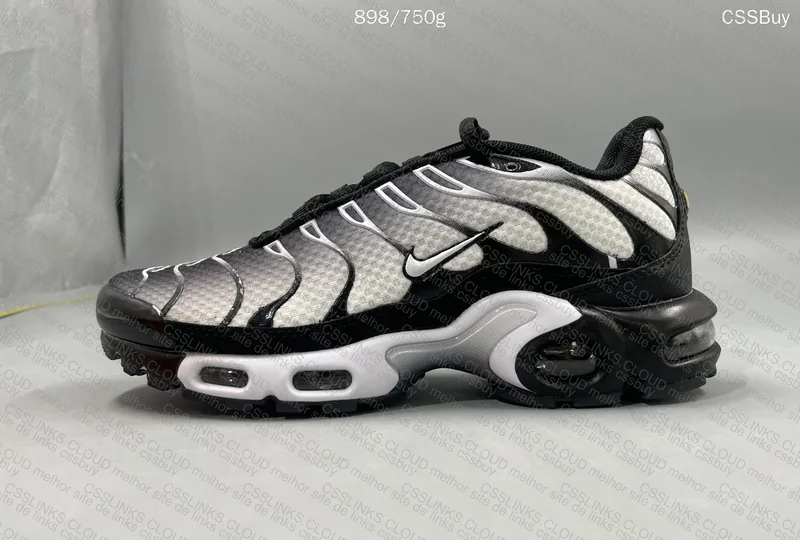 Nike Air Max Plus TN (Black Silver White) 9