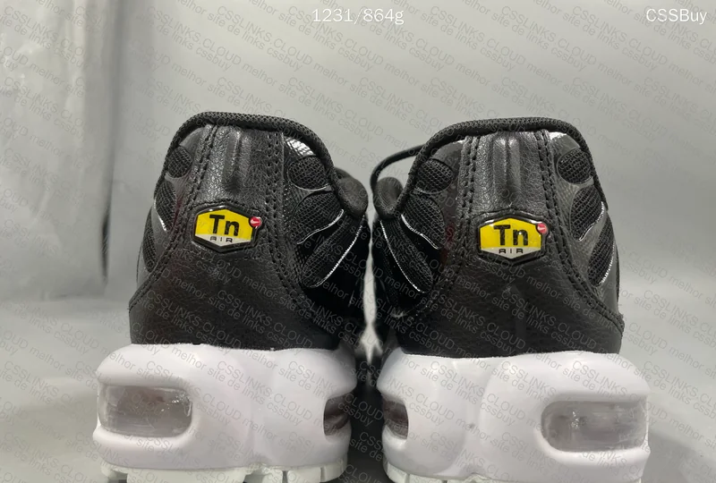 Nike Air Max Plus TN "Black White" 3
