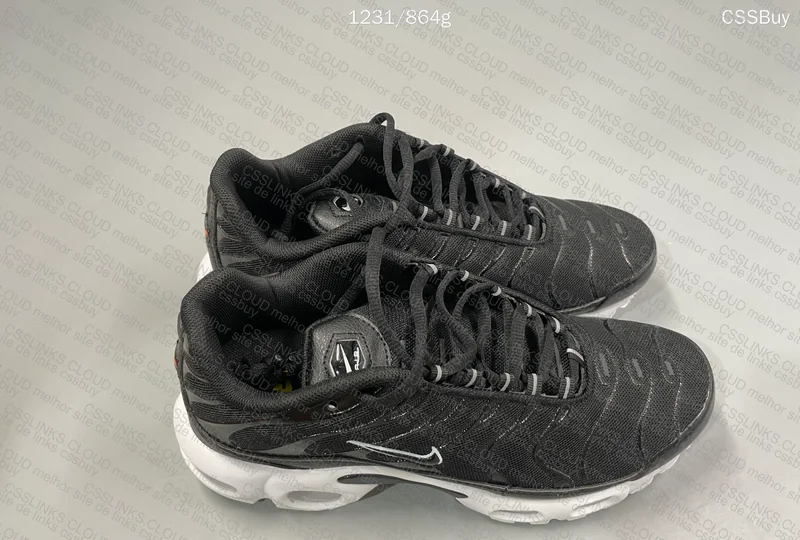Nike Air Max Plus TN "Black White" 5