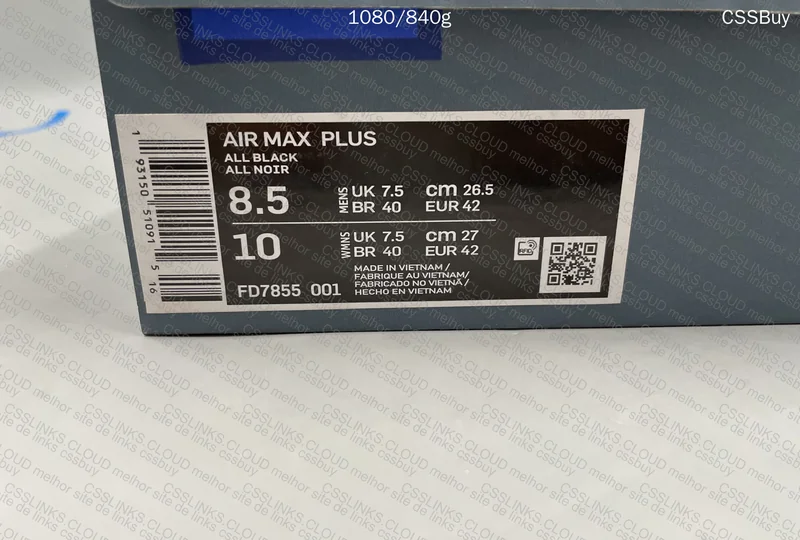 Nike Air Max Plus TN x A Cold Wall (ACW) 10