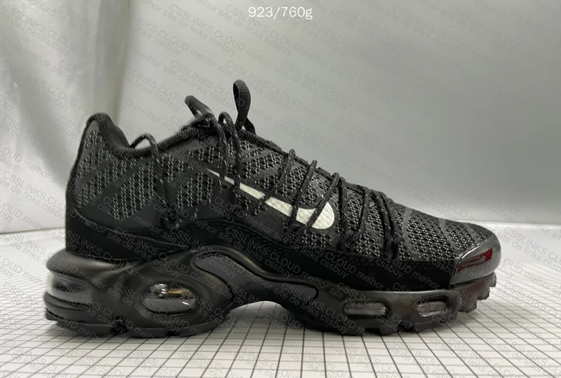 Nike Air Max Plus Utility 'Black Metallic Silver' 8