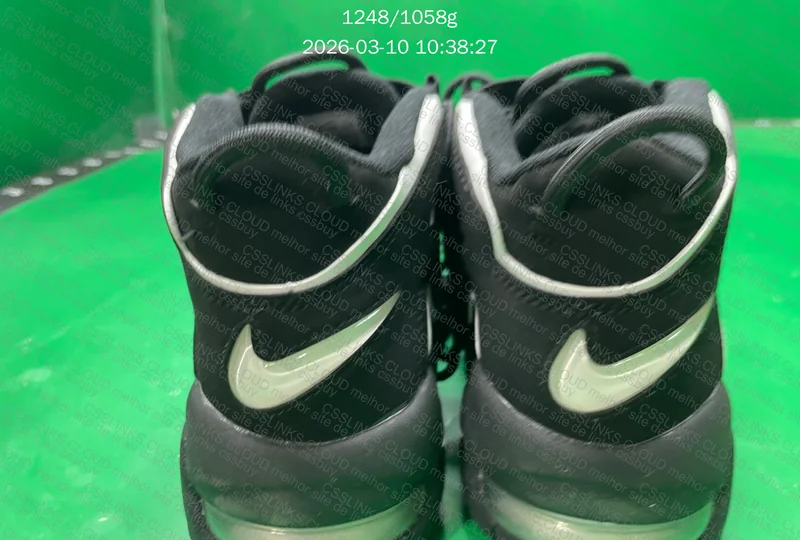 Nike Air More Uptempo Preto 🔥 7