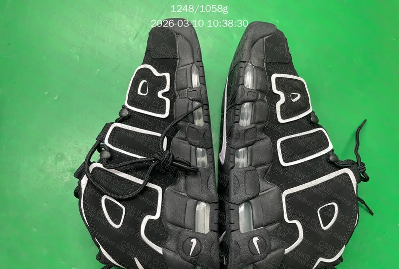 Nike Air More Uptempo Preto 🔥 8