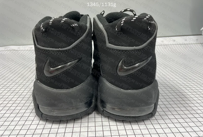 Nike Air More Uptempo Black Reflective