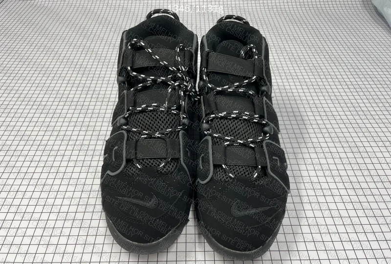 Nike Air More Uptempo Black Reflective 2
