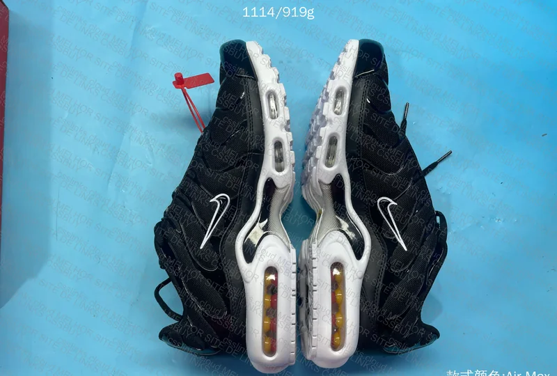 Nike Air Plus TN Black and White 4