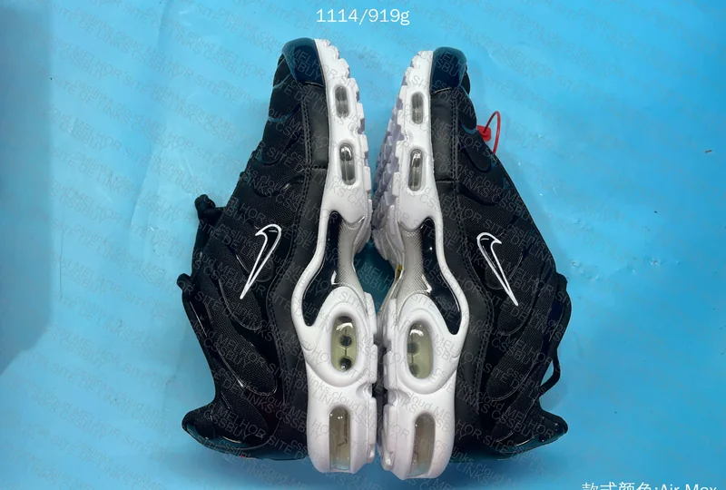 Nike Air Plus TN Black and White 7