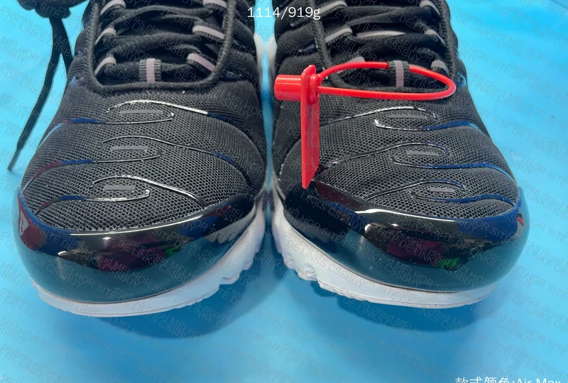 Nike Air Plus TN Black and White 8