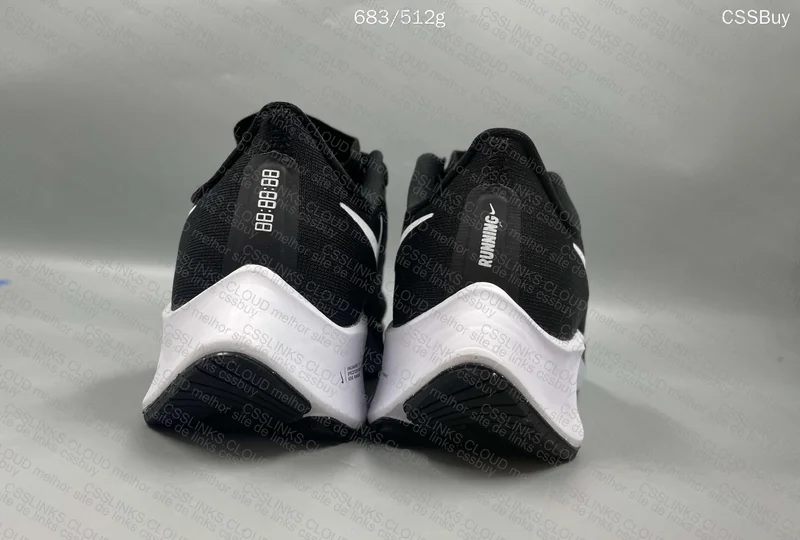 Nike AIR ZOOM PEGASUS 37 Black and White 3