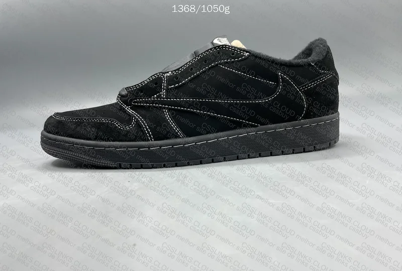 Nike AJ1 low Travis Scott black phantom
