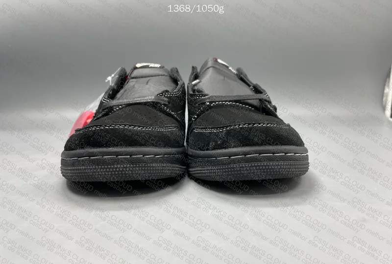 Nike AJ1 low Travis Scott black phantom 4