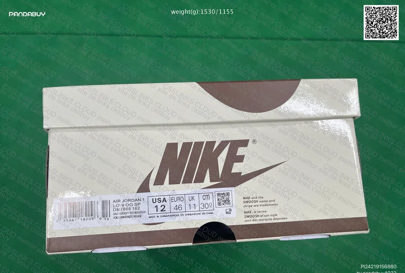 Nike AJ1 Low Travis Scott Reverse Mocha