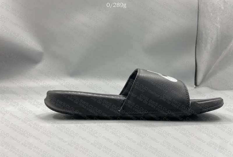 Nike Black & White Slippers 5