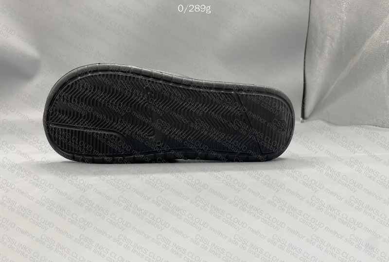 Nike Black & White Slippers 6