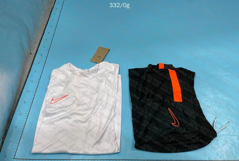Nike Dri Fit White and Orange