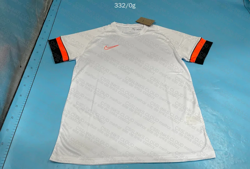 Nike Dri Fit White and Orange 2