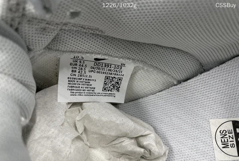 Nike Dunk Grey Fog 5