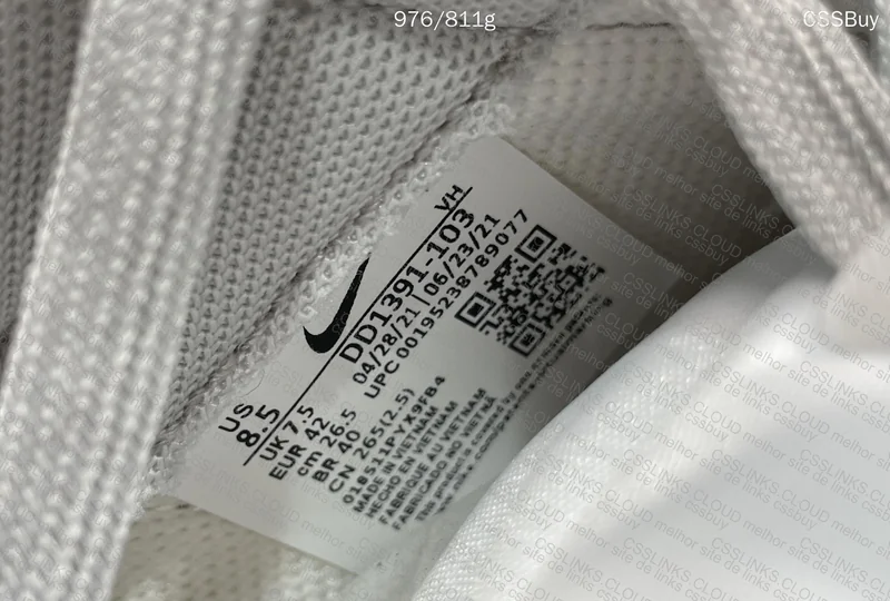 nike dunk grey fog 8