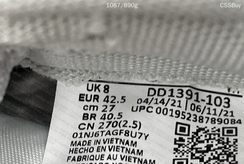 Nike Dunk Grey fog 8