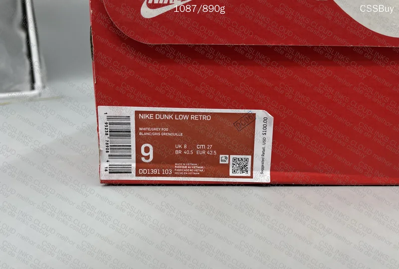 Nike Dunk Grey fog 9