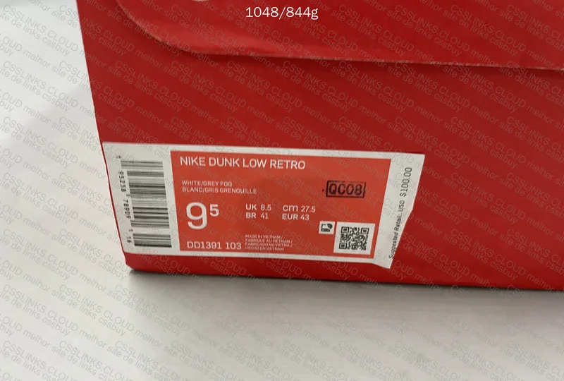Nike dunk Grey White 8