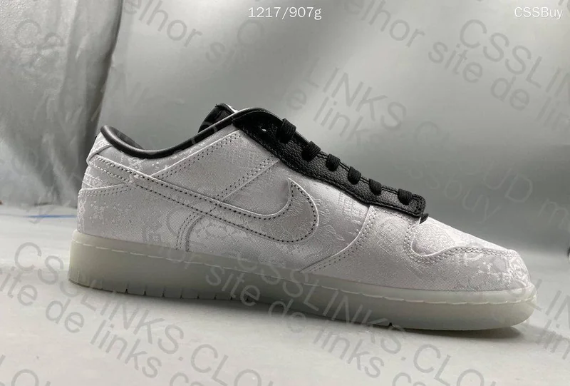 Nike Dunk Low CLOT Fragment White 5