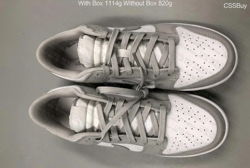 NIKE dunk low grey fog