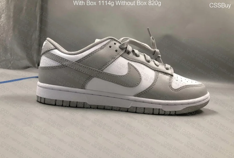 NIKE dunk low grey fog 4