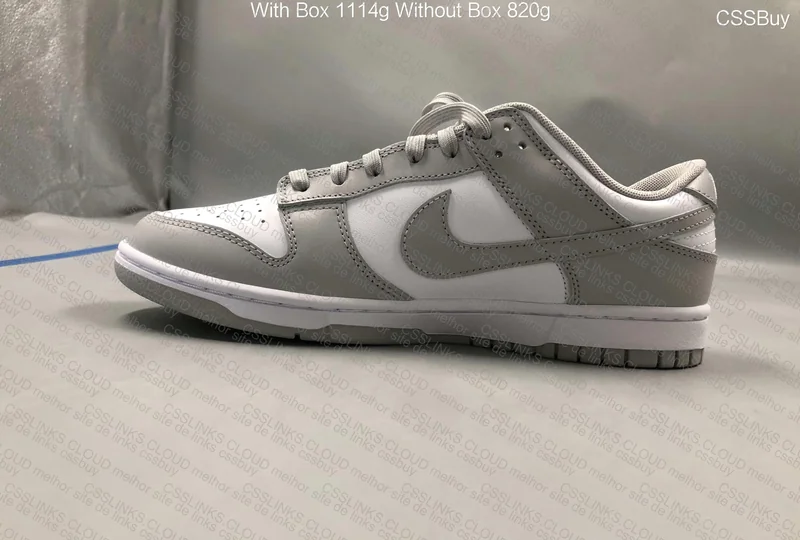 NIKE dunk low grey fog 5